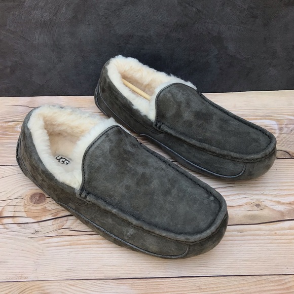 UGG Men’s Ascot Shearling Lined Suede Slipper - Picture 5 of 16